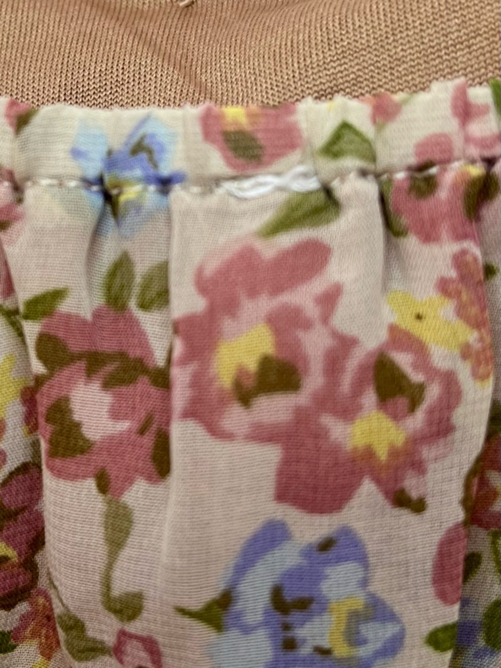 Pleated Dress - Cottagecore Forever 21 Floral Bodice - Adjustable Straps - Sz M - Picture 4 of 7